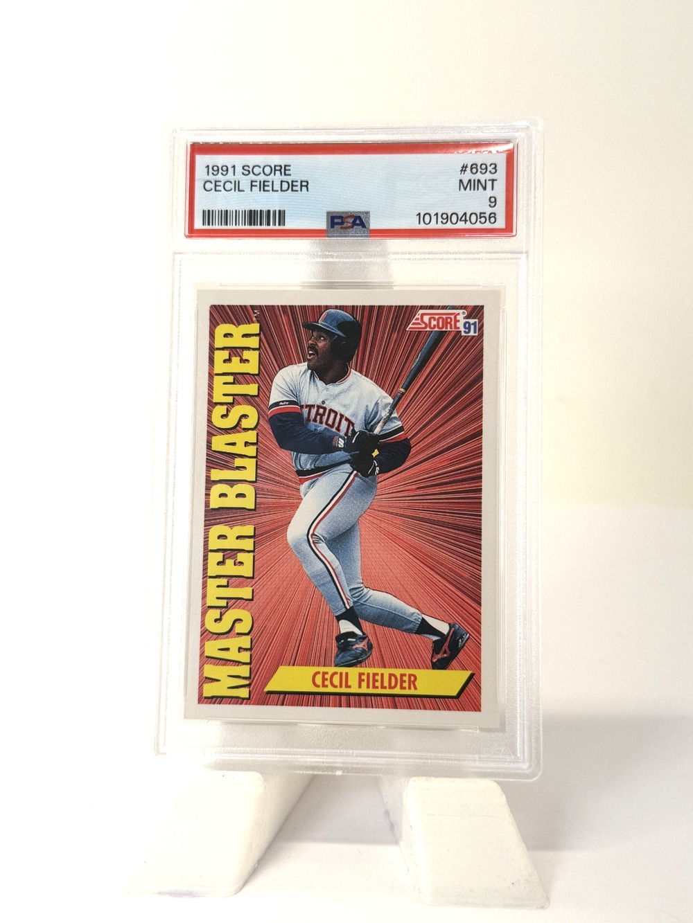 1991 Score #693 Cecil Fielder PSA 9 MINT